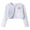 White, variant on UACY Girls Long Sleeve Bolero Cardigan, Soft Knit Shrug Sweater with Button Front, Perfect for Kids and Toddlers