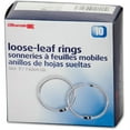 thumbnail image 3 of Officemate Loose-Leaf Book Rings - 3" Diameter - Silver - Metal - 10 / Box, 3 of 5