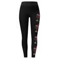 thumbnail image 3 of WILLBEST Leggings de Yoga Con Estampado Navideño Clásico de Copa Roja Para Mujer, Cintura Alta, Para Entrenamiento, Fitness, Correr, Deportes, Ajustados Grande, 3 of 3