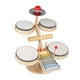 thumbnail image 2 of Instrumento de percusión multifunción de madera para niños, instrumento de percusión, tambor de mano, gong, juguete educativo musical, 2 of 6