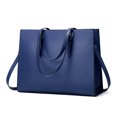 thumbnail image 1 of Bolso de moda maletín para ordenador de gran capacidad bolso de trabajo de color sólido para mujer, 1 of 8