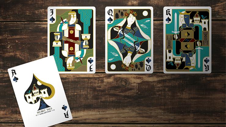 Secret Tale Black Knight Playing Cards by Dutch Card House