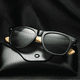thumbnail image 1 of Gafas de sol polarizadas de moda personalizadas Gafas de sol con pata de bambú Moso Gafas de sol retro con clavos de arroz para hombres y mujeres, 1 of 3