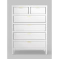 thumbnail image 3 of Pemberly Row Modern 6-Drawer Contemporary Wood Chest in White, 3 of 5