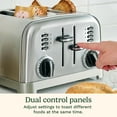 thumbnail image 3 of Grille-pain Métal classique 4-tranches Cuisinart, 3 of 7
