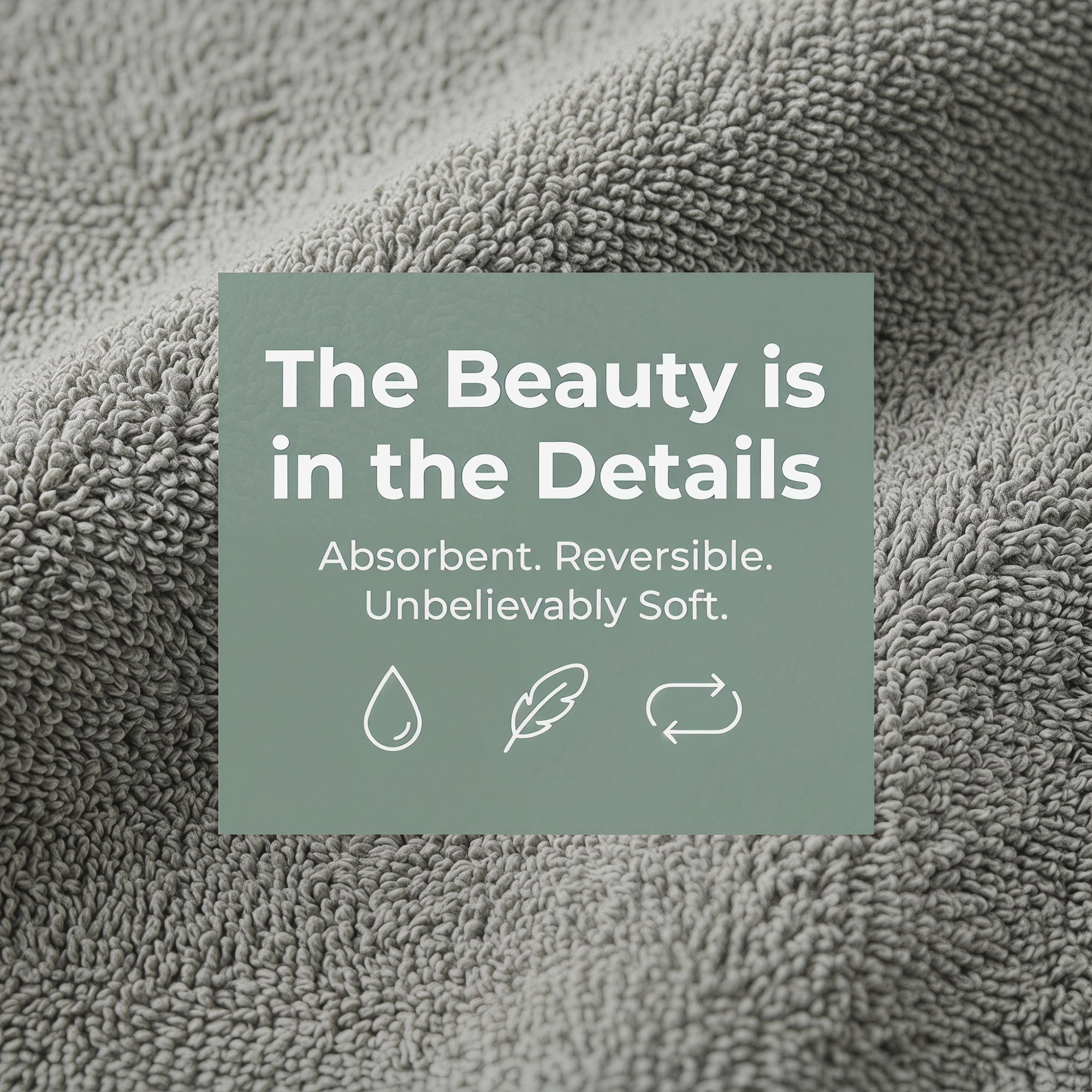 Unique Bargains Cotton Ultra Absorbent Quick Dry Washable Towel Bath Mat Grey