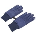 thumbnail image 3 of Guante impermeable a prueba de viento y cálido, resistente al deslizamiento, pantalla táctil para dedos, guante de ciclismo para exteriores, color azul, L, 3 of 8