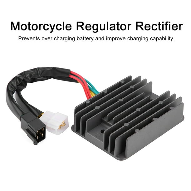 Acouto Reemplazo del Rectificador del Regulador de Voltaje de la Motocicleta Para Ducati Monster 600, 620, 695, 696, 750, 796, 800, 900, 1000 Aleación de Aluminio Ecomeon no