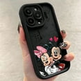 thumbnail image 6 of Mickeys Minnies Couple Cute Phone Case for IPhone 16 15 14 13 12 11 Pro Max Mini XR XS X 7 8 Plus Soft TPU Back Cover TYW-185G240725JH2 iPhone 15 Plus, 6 of 7