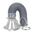 thumbnail image 4 of HILABEE Fume Extractor Hose Adjustable Flexible for Industrial Workshop DIY Welding 100mm, 4 of 9