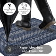 thumbnail image 4 of Enyhom Blue Front Doormats 24" x 36" Heavy Duty Durable Welcome Mat for Outdoor Indoor, Dirt Trapper Floor Mats, 4 of 8
