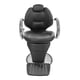 thumbnail image 3 of Silla de Barbería Nanofort Negra y Plata Piston Hidraulico mkz-bx2668b, 3 of 4