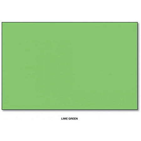 Mohawk BriteHue Bright Color Paper | Lime Green | 24lb Bond / 60lb Text Paper | 11" x 17" (Ledger Size) | 100 Sheets Per Pack