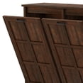 thumbnail image 6 of ModFusion Kitchen Tilt-Out Trash Can Cabinet with Power Outlet, Spice Rack Organizer, Adjustable Shelves, Double Garbage Bin Storage, Rustic Brown, 6 of 10
