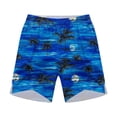 thumbnail image 5 of LONKITO Mens Shorts Elastic Waist Lightweight Hawaiian Beach Shorts with Pockets for Casual Athletic Running, Size 2XL, 5 of 6