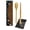 black, variant on JAVOedge Wooden Chopsticks and Spoon Lunch Silverwear Set with Mint Flower Holder