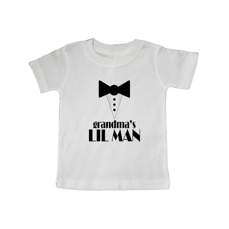 

Inktastic Grandma s Lil Man Gift Baby Boy T-Shirt