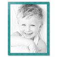 thumbnail image 2 of ArtToFrames 25" x 33" Turquoise Picture Frame, 25x33 inch Blue Wood Poster Frame (WOM-4588), 2 of 8
