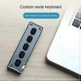 thumbnail image 5 of 5 Keys Customizable Keypad Macro Programmable Bluetooth Keyboard Copy Paste Rgb Button Game Keyboard White, 5 of 5