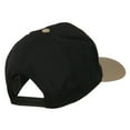 thumbnail image 4 of Desert American Flag Patched Two Tone High Cap - Khaki Black OSFM, 4 of 5