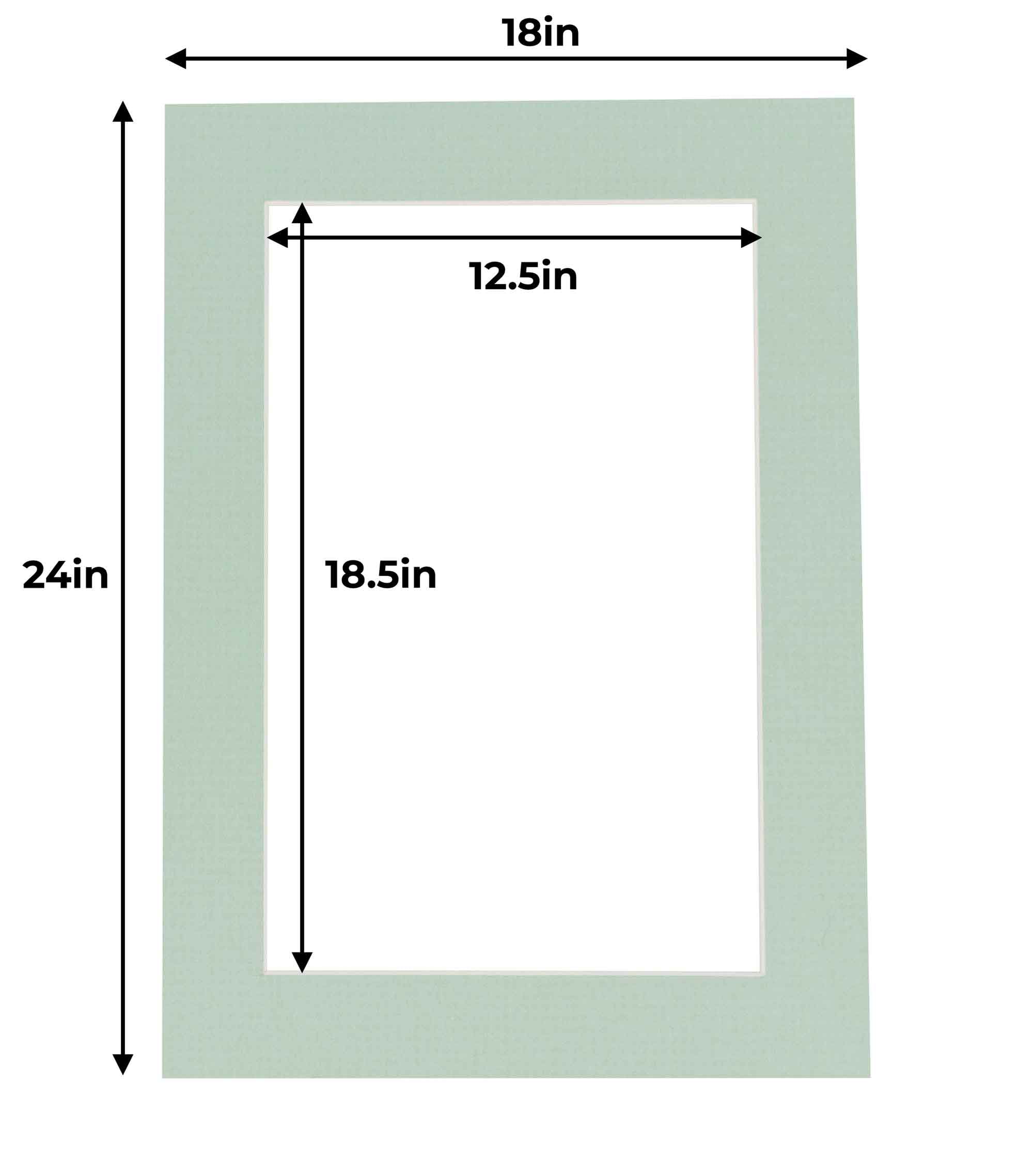 18x24 Mat for 13x19 Photo - Baby Blue Matboard for Frames Measuring 18 x 24  Inches - To Display Art Measuring 13 x 19 Inches - Yahoo Shopping