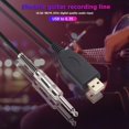 thumbnail image 3 of USB Guitar Cable USB Male to 6.35mm 1/4 TS Mono Connector Adapter Cord (2m), 3 of 7