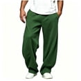 thumbnail image 3 of Mens Sweatpants Athletic with Pockets Joggers Drawstring Elastic Waist for Men Straight Leg Lounge Pants Running Gym Casual, 3 of 7
