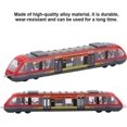 thumbnail image 4 of KAIYANG Mini modelo de coche, modelo de tren de aleación de simulación, modelo de coche de fundición a presión de metal para niños (azul) rojo, 4 of 5