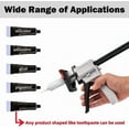 thumbnail image 2 of Toothpaste Tube Glue Gun, Tube Squeezing Machine Dispenser Glue Gun, 704 Universal Manual Glue Gun Extruder for Toothpaste Cream Adhesive, 2 of 7