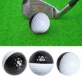 thumbnail image 5 of 6 uds PU negro blanco suave alto elástico excelente mosca estable dos capas Putter interior ayudar pelota de práctica de Golf, 5 of 5