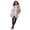 Chinchilla, variant on Women's Plus Size Mid-Length Hooded Faux Fur Coat