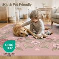 thumbnail image 4 of ODIKA Symmetrical Bow Center Miniature Hearts Looping Ribbon Composition for Dining Room, Large Office, Lounge, Non-Slip Chair-Friendly, 4 of 7