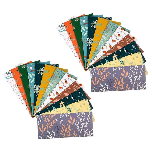 24 Pack Budget Envelopes Laminated Cash Envelope System for Money Savings with Sheets Finance Record