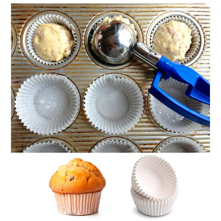 100-piece Set Of Muffin Cups Paper Cupcake Molds, Mini Cupcake Liners