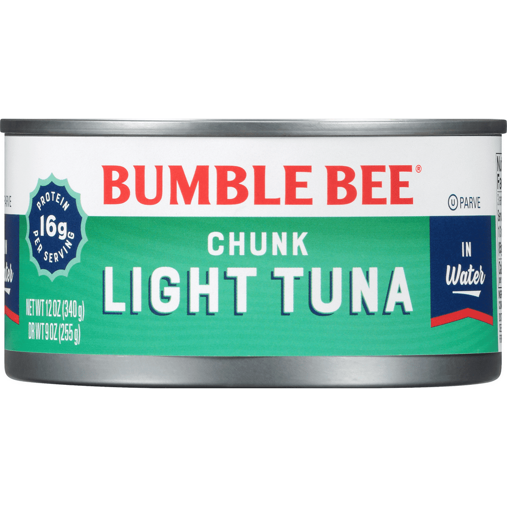 Bumble Bee Chunk Light Tuna in Water, 12 Oz