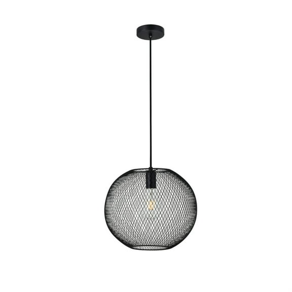 Keller 1 Light Black Pendant