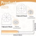 thumbnail image 3 of Vensio Aluminum Alloy Rosette Maker Set with 10-Inch Handle 2 Interchangeable Heads for Crispy Flower Waffles Silver, 3 of 9