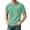 A-Green410, variant on JAJAHO Mens Henley T Shirt Casual Pocket Tee Summer Short Sleeve Solid Color Loose Fit Tshirts Comfy Tops