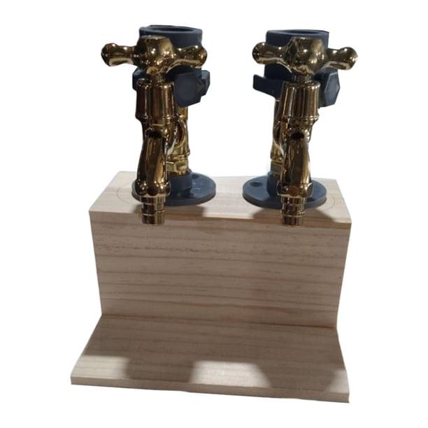 Dispensador de madera Toystoory para whisky Soporte para vino Estaciones de cerveza
