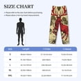 thumbnail image 3 of KLL Mens Pajama Pants for Men,Mens Lounge Pants,Funny Gifts for Men,Men's Pajama Bottoms Mythical Red Stag Illustration -Medium, 3 of 5