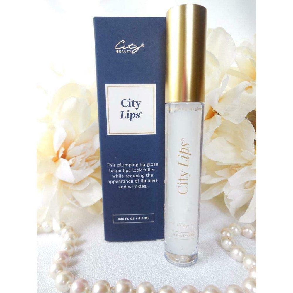 City Lips Clear Lip Plumping Lip Gloss Treatment .16 FL OZ 4.9 ML