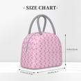 thumbnail image 2 of Lukts Breast Cancer Awareness5 Print Portable Lunch Bag, Lunch Bag Picnic Bag - Waterproof, Heat-insulating and Cold-insulating, Suitable for School, Work, 2 of 6