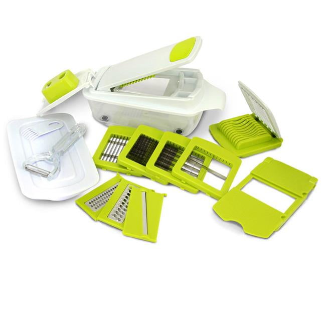 8in1 MultiUse Slicer Dicer and Chopper With Interchangeable Blades