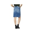 thumbnail image 2 of Sanctuary Clothing Womens Slit Denim Skirt, Blue, 25, 2 of 2