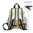 thumbnail image 5 of FORMRS School Backpack with Front Zippered Pocket 12" Student Travel Daypack, Yellow Floral, 5 of 6