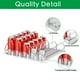 thumbnail image 5 of Organizador de bebidas SZNLZQ para nevera, blanco, automático, con deslizamiento, 5 of 6
