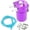 PURPLE, variant on Universal Aluminum Baffled Oil Catch Can Reservoir Tank Cans Breather Filter with Hose Kit