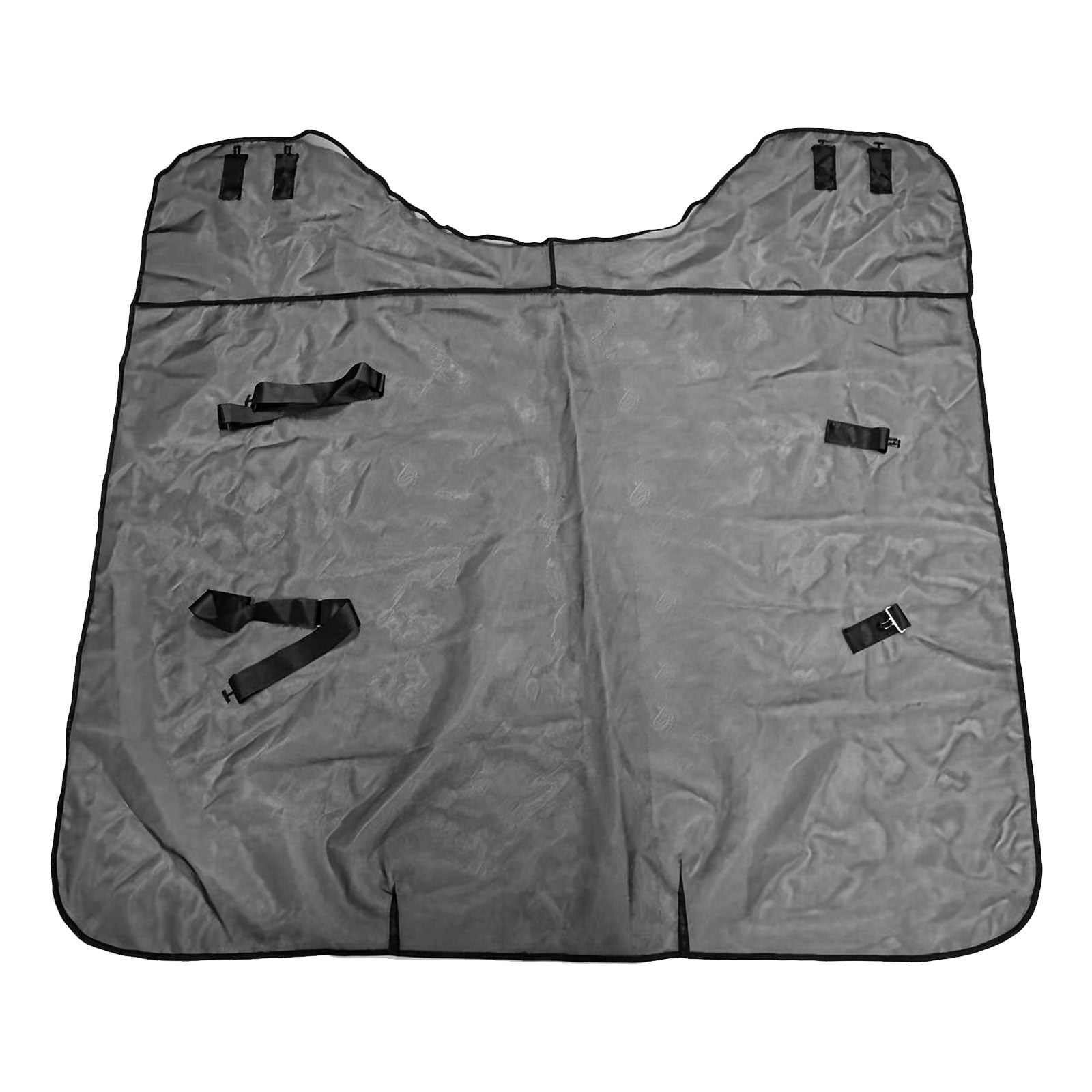 Lightweight Mesh Rug for Warm Season Horses, Front Closure Fly Sheet Offering Ease during Yard Rest, Daily Equestrian Care Use