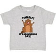 thumbnail image 3 of Inktastic Finally it's Groundhog Day Boys or Girls Baby T-Shirt, 3 of 5