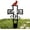 #-12A, variant on 11.82 Inch Cardinal Cross Garden Stake, “Miss You” Memorial Decor with Red Bird Design, Weatherproof Metal Remembrance Stake for Cemetery, Patio & Lawn